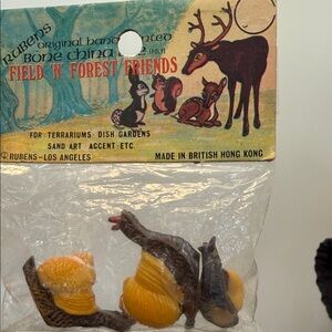 Vintage miniature snails